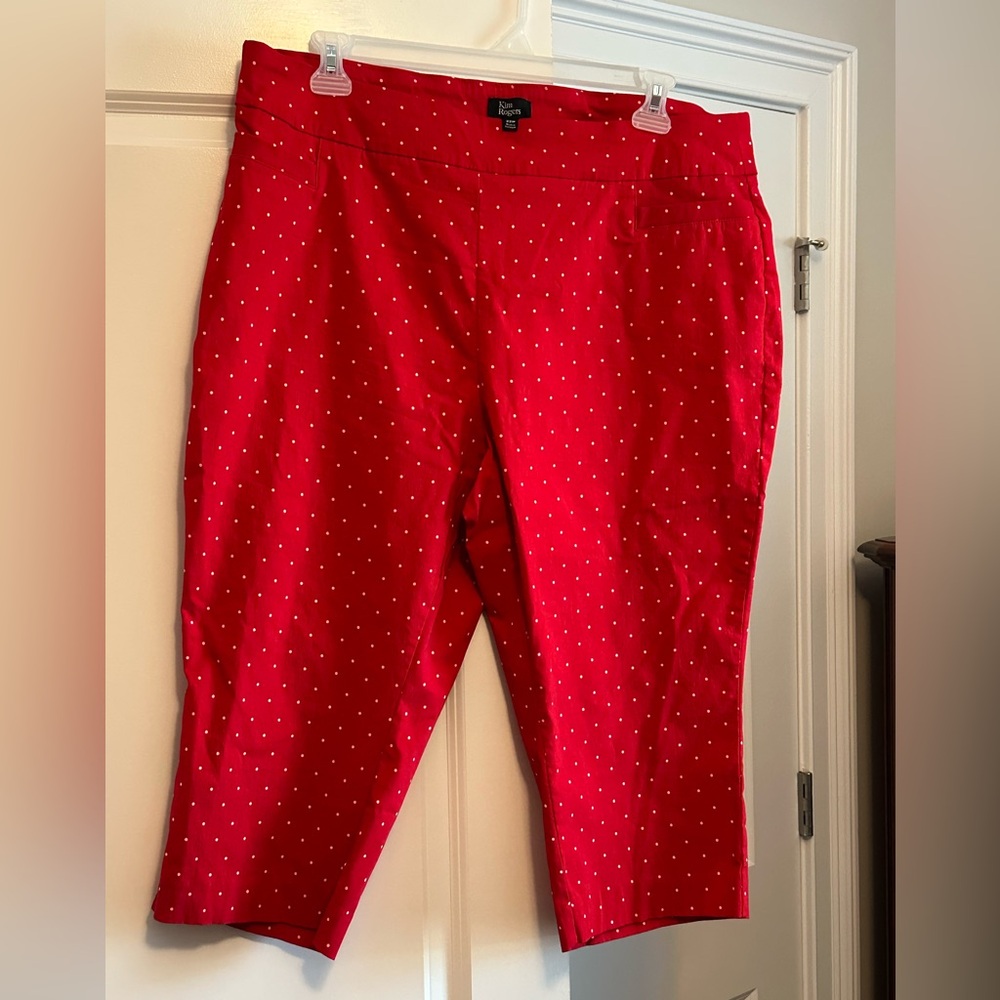 Kim Rogers Red and White Polka Dot Fabric